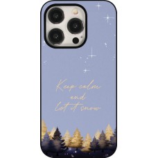 Coque iPhone 15 Pro - Winter 25 Winter illustration of trees