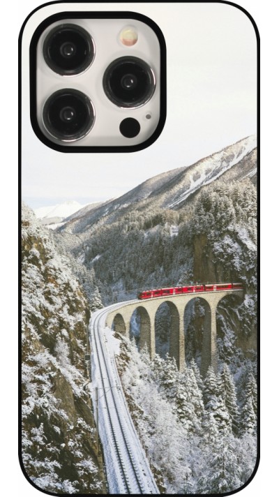 Coque iPhone 15 Pro - Winter 25 Winter polar express