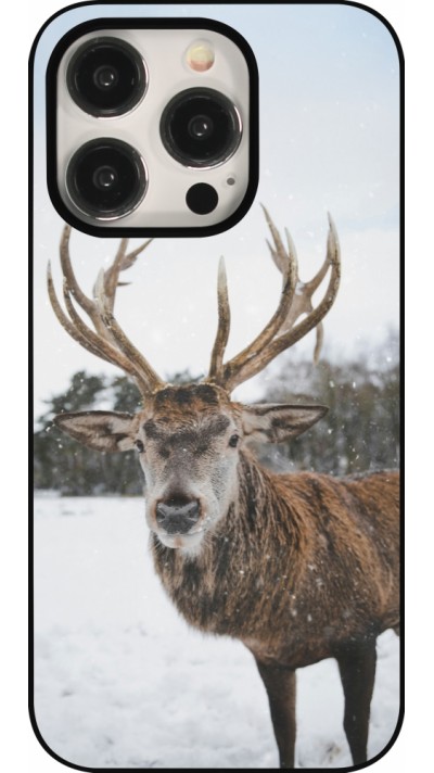 Coque iPhone 15 Pro - Winter 25 Winter reindeer