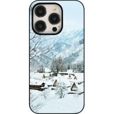Coque iPhone 15 Pro - Winter 25 Winter snowy landscape
