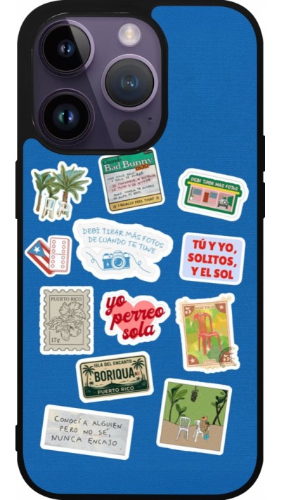 Coque iPhone 15 Pro - Silicone rigide noir Seals of the Dominican Republic DTMF