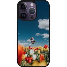 Coque iPhone 15 Pro - Silicone rigide noir Hot air balloon 2026