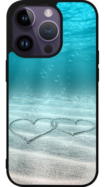 Coque iPhone 15 Pro - Silicone rigide noir Summer 18 19