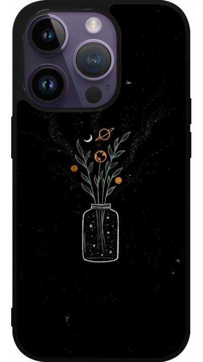iPhone 15 Pro Case Hülle - Silikon schwarz Vase black