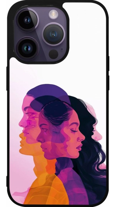 Coque iPhone 15 Pro - Silicone rigide noir Womens day 2026 10