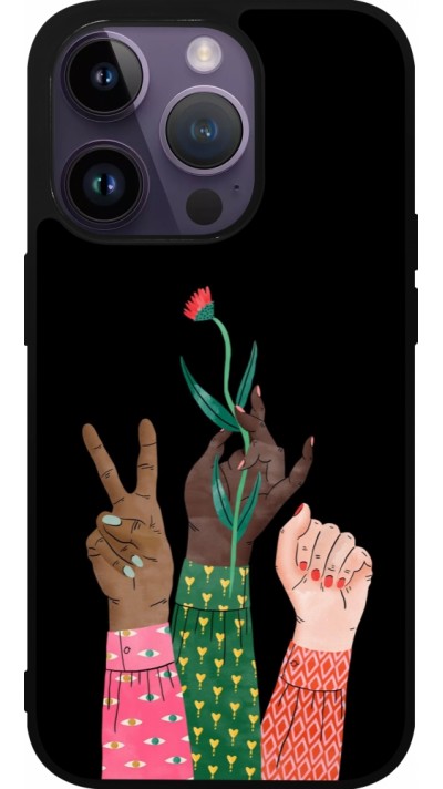 Coque iPhone 15 Pro - Silicone rigide noir Womens day 2026 2