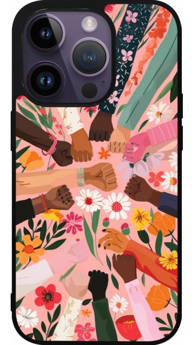 Coque iPhone 15 Pro - Silicone rigide noir Womens day 2026 8