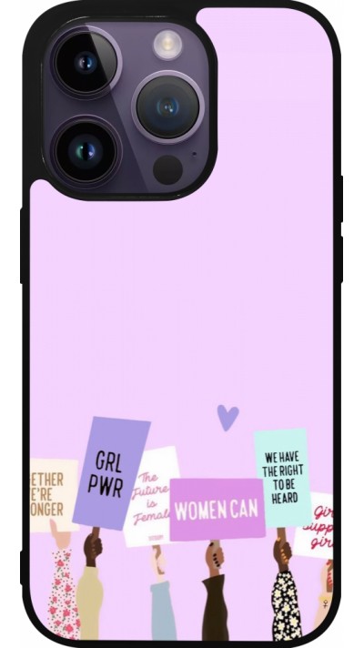 Coque iPhone 15 Pro - Silicone rigide noir Womens day 2026 9