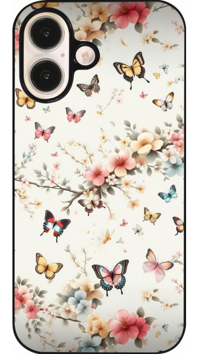 Coque iPhone 16 - Spring 25 Papillons Légers