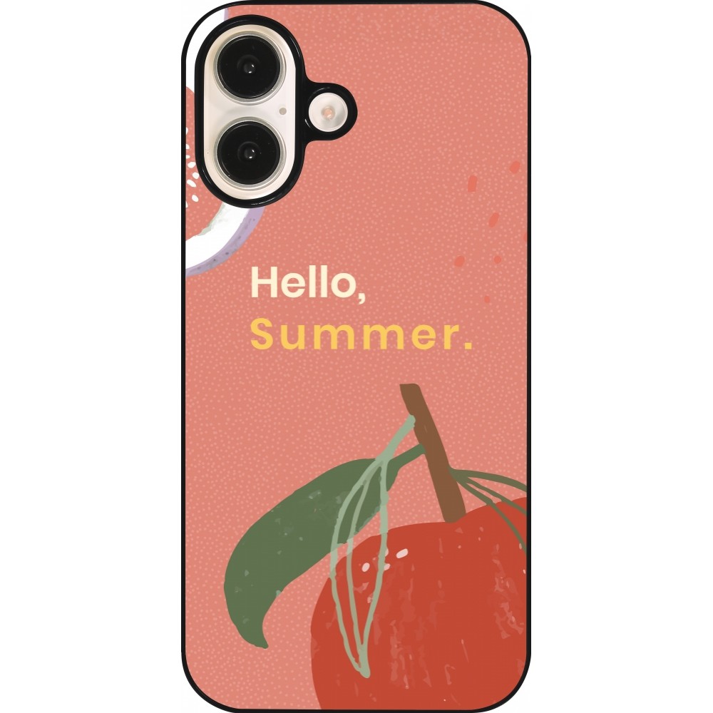Coque iPhone 16 - Summer 2025 Hello summer