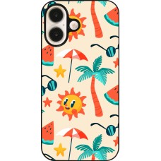 Coque iPhone 16 - Summer 2025 Pattern soleil