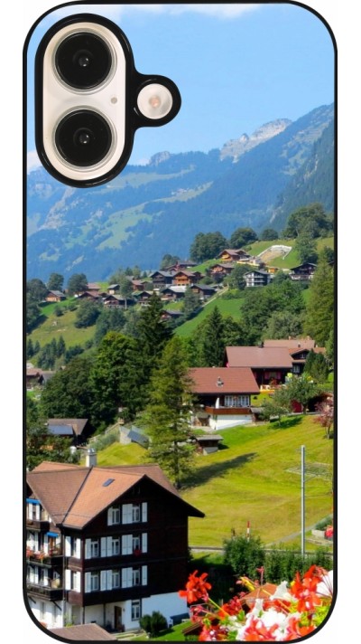 Coque iPhone 16 - Fête Nationale Suisse Paysage