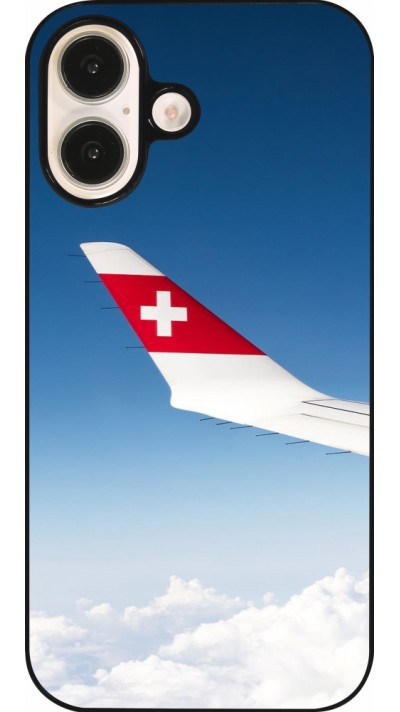 Coque iPhone 16 - Fête Nationale Suisse Sky Swiss Flag