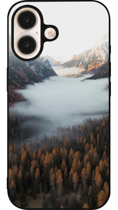 iPhone 16 Case Hülle - Silikon schwarz Autumn 22 forest lanscape iPhone 16 Case Hülle - Silikon schwarz Autumn 22 forest lanscape
