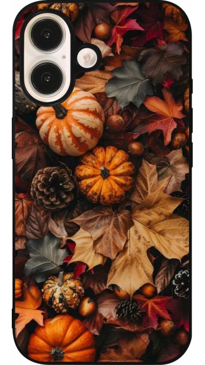 iPhone 16 Case Hülle - Silikon schwarz Autumn 25 Pumpkin iPhone 16 Case Hülle - Silikon schwarz Autumn 25 Pumpkin