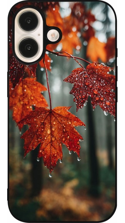 iPhone 16 Case Hülle - Silikon schwarz Autumn 25 Rain iPhone 16 Case Hülle - Silikon schwarz Autumn 25 Rain