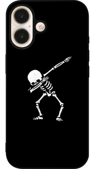 iPhone 16 Case Hülle - Silikon schwarz Halloween 19 09 iPhone 16 Case Hülle - Silikon schwarz Halloween 19 09