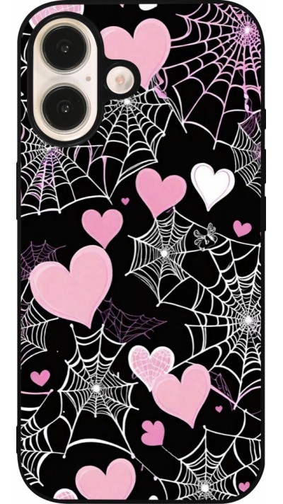iPhone 16 Case Hülle - Silikon schwarz Halloween 2024 girly iPhone 16 Case Hülle - Silikon schwarz Halloween 2024 girly