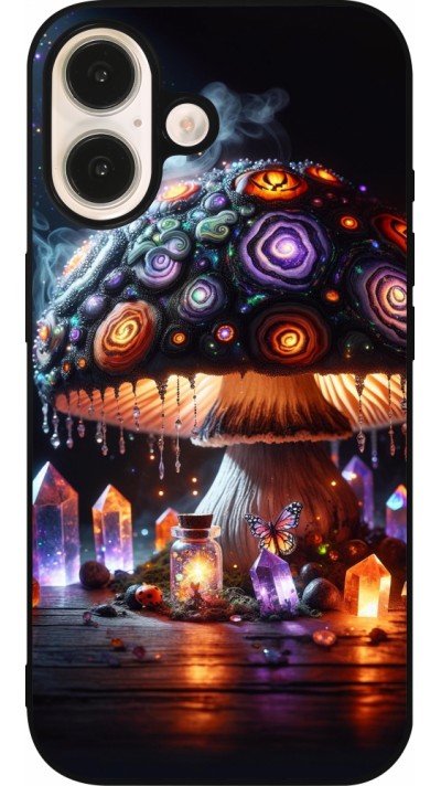 iPhone 16 Case Hülle - Silikon schwarz Halloween Zaubertrank Magie iPhone 16 Case Hülle - Silikon schwarz Halloween Zaubertrank Magie