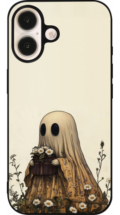 iPhone 16 Case Hülle - Silikon schwarz Halloween 2025 Ghost gardener iPhone 16 Case Hülle - Silikon schwarz Halloween 2025 Ghost gardener