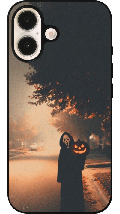 iPhone 16 Case Hülle - Silikon schwarz Halloween 2025 Scream iPhone 16 Case Hülle - Silikon schwarz Halloween 2025 Scream