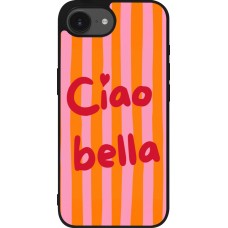 Coque iPhone 17e / 16e - Silicone rigide noir Bye Bella 2026