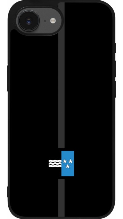 Coque iPhone 16e - Silicone rigide noir Canton AG noir
