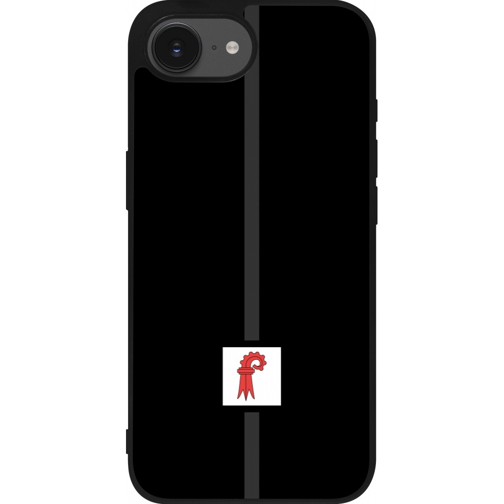 Coque iPhone 16e - Silicone rigide noir Canton BL noir