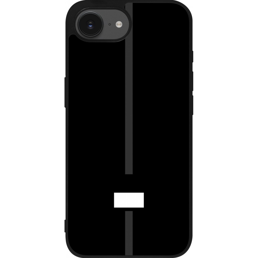 Coque iPhone 16e - Silicone rigide noir Canton FR noir