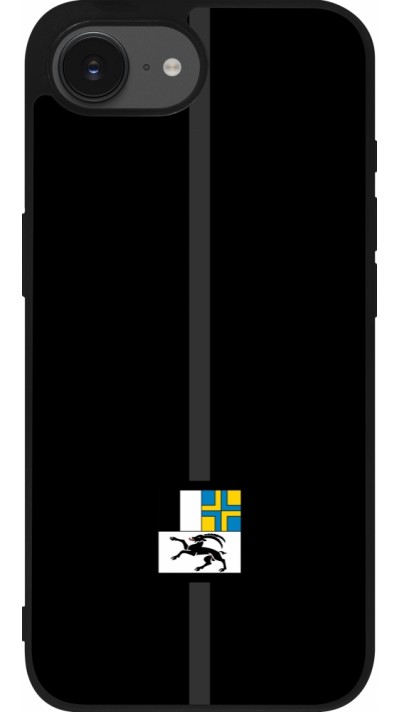 Coque iPhone 16e - Silicone rigide noir Canton GR noir