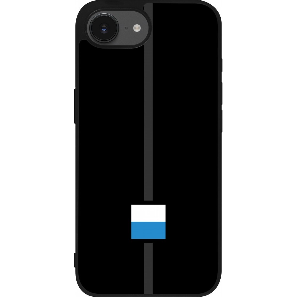 Coque iPhone 16e - Silicone rigide noir Canton LU noir