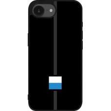 Coque iPhone 16e - Silicone rigide noir Canton LU noir