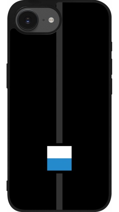 Coque iPhone 16e - Silicone rigide noir Canton LU noir