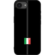 Coque iPhone 16e - Silicone rigide noir Canton NE noir