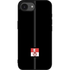 Coque iPhone 16e - Silicone rigide noir Canton OW noir