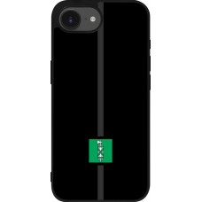 Coque iPhone 16e - Silicone rigide noir Canton SG noir