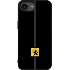 Coque iPhone 16e - Silicone rigide noir Canton SH noir