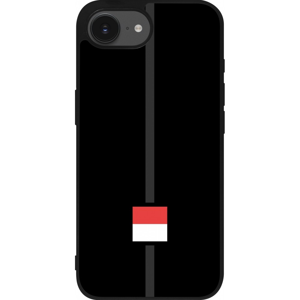Coque iPhone 16e - Silicone rigide noir Canton SO noir