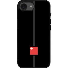 Coque iPhone 16e - Silicone rigide noir Canton SZ noir