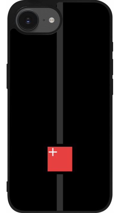 Coque iPhone 16e - Silicone rigide noir Canton SZ noir