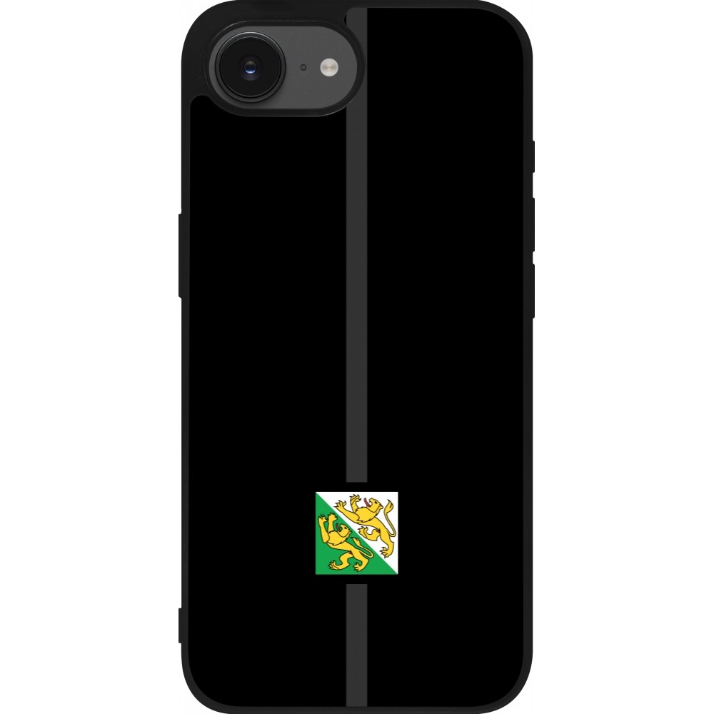 Coque iPhone 16e - Silicone rigide noir Canton TG noir