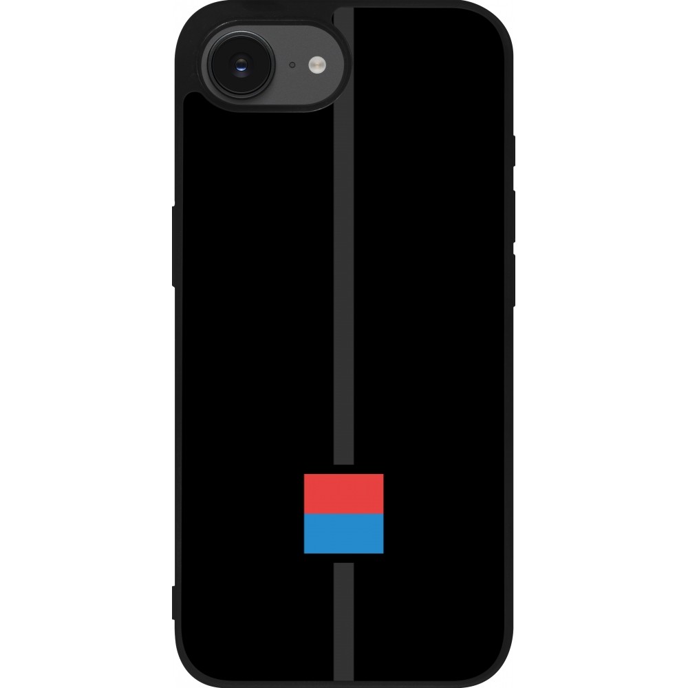 Coque iPhone 16e - Silicone rigide noir Canton TI noir