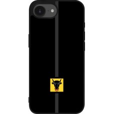 Coque iPhone 16e - Silicone rigide noir Canton UR noir