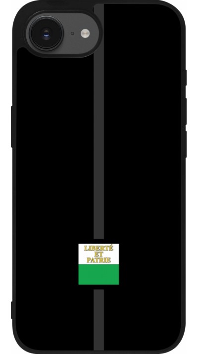 Coque iPhone 16e - Silicone rigide noir Canton VD noir