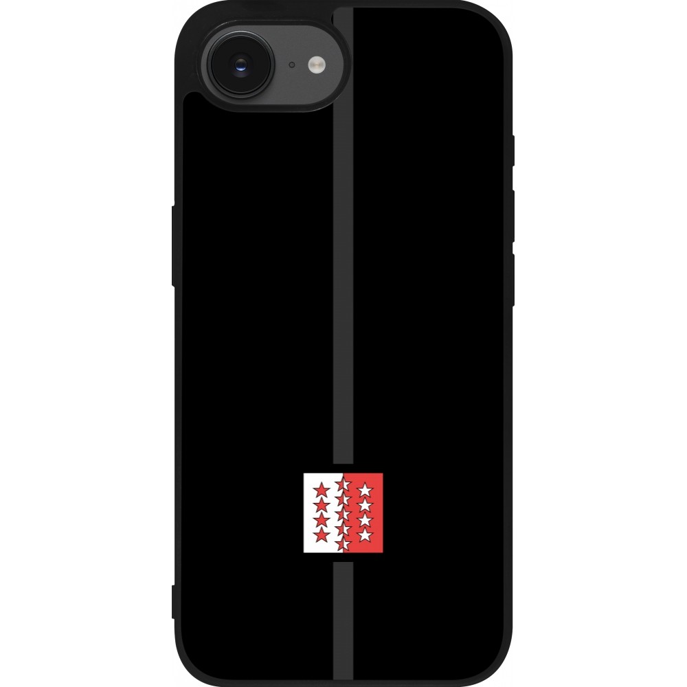 Coque iPhone 16e - Silicone rigide noir Canton VS noir