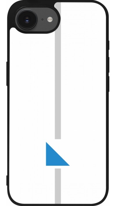 Coque iPhone 16e - Silicone rigide noir Canton ZH blanc