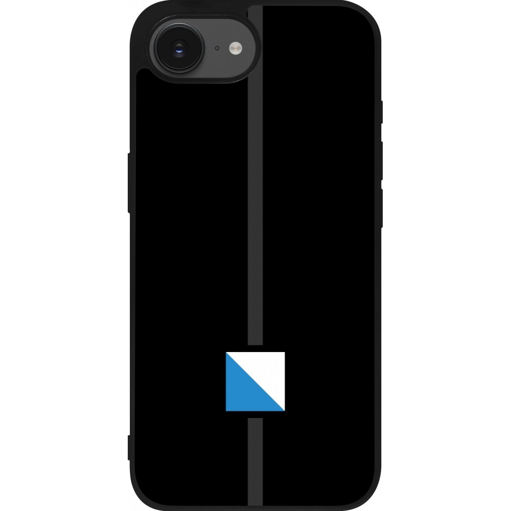 Coque iPhone 16e - Silicone rigide noir Canton ZH noir