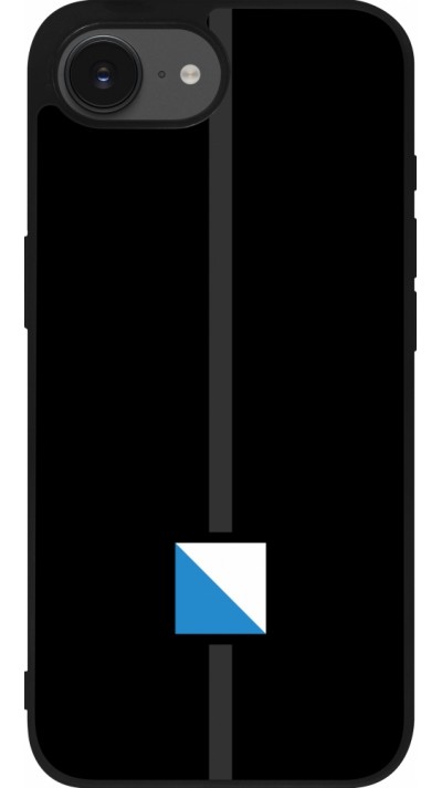 Coque iPhone 16e - Silicone rigide noir Canton ZH noir