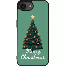 iPhone 16e Case Hülle - Silikon schwarz Christmas 25 Xmas Tree