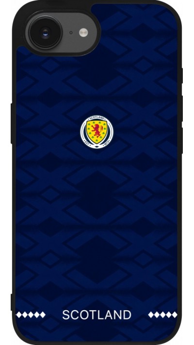 iPhone 17e / 16e Case Hülle - Silikon schwarz Schottland 2026 personalisierbares Fussballtrikot